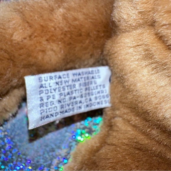 Vintage Aurora Lion 11" Stuffed Animal Plush Toy Weighted Beans Lion - Picture 10 of 11